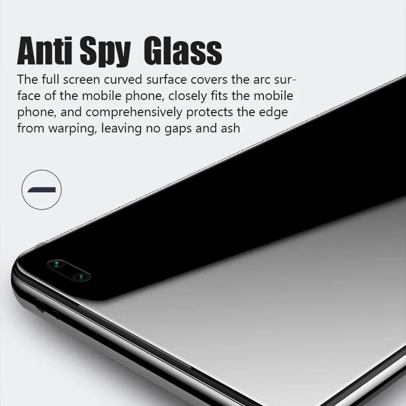 2PCS Privacy Screen Protector for Redmi Note 12 11 10 9 8 Pro Plus 11S 10S 9S Anti-spy Protective Film for Redmi 10C 9C 9A Glass