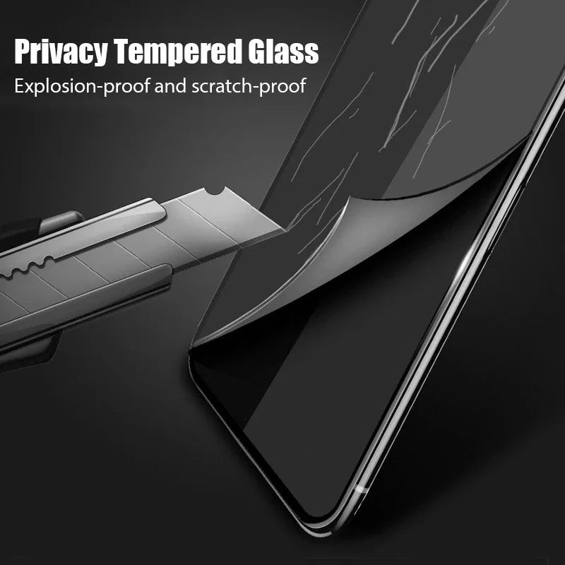 3Pcs Privacy Screen Protector For Xiaomi Redmi A1 12C 10C 10A 9T 9C 9A 8 Anti-Spy Tempered Glass For Redmi K40 K50 K60 Pro Glass