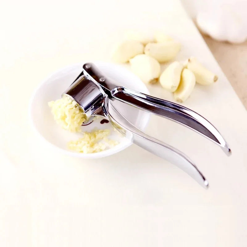 Home Kitchen Stainless Steel Garlic Crusher Kitchen Cooking Vegetable Ginger Juicer Crusher Handheld Ginger Crushing Tool