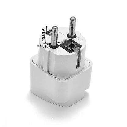 1pcs Universal European EU Plug Adapter International AU UK US To EU Euro Travel Adapter Electrical Plug Converter Power Socket